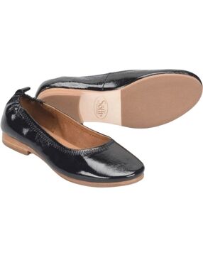 Sofft Real Leather Upper and Insole Shiny Black Dress Slipper Shoes Size 6 Women